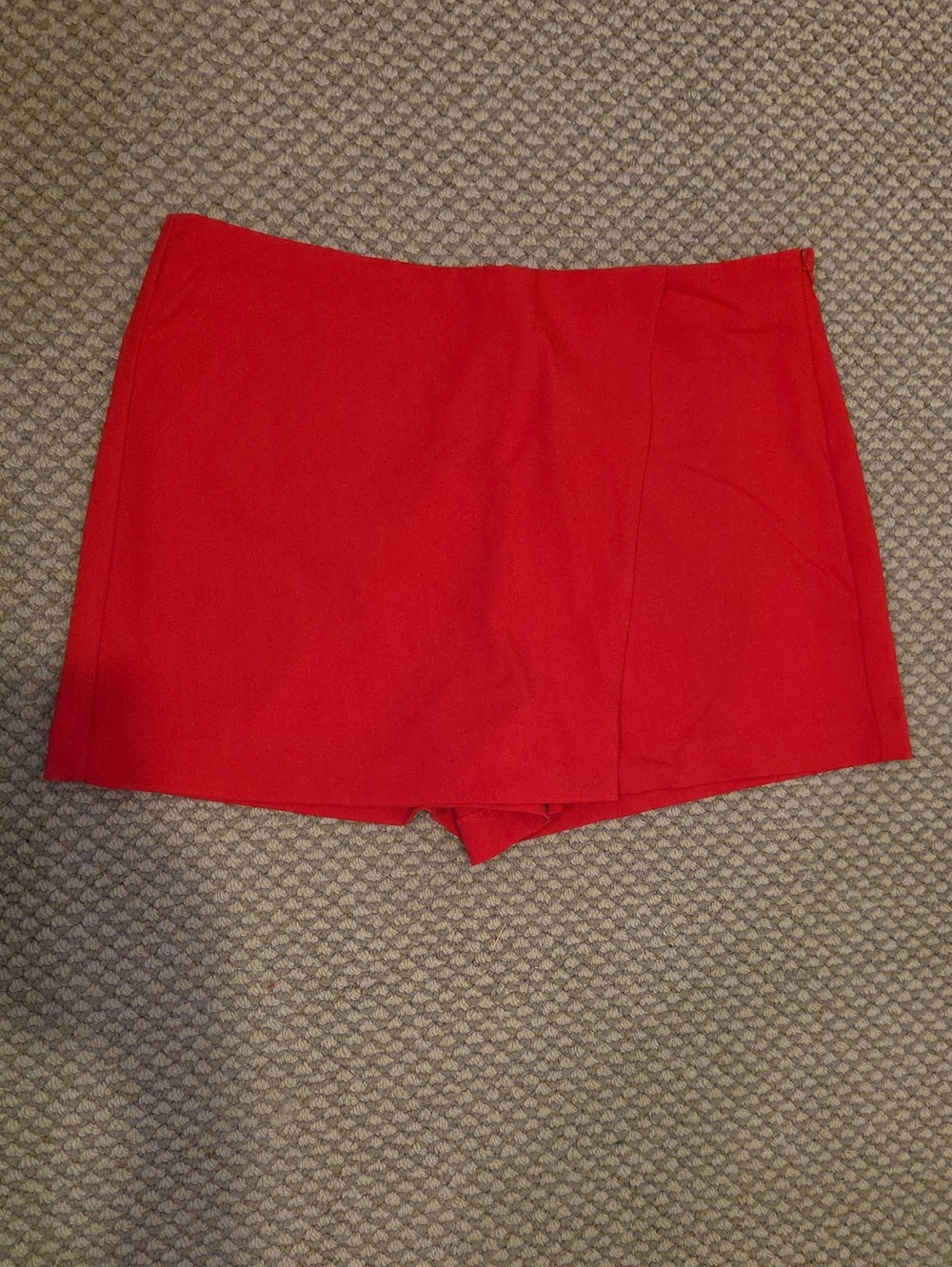 Francesca's Collections Red Skort Shorts sz XL NWT